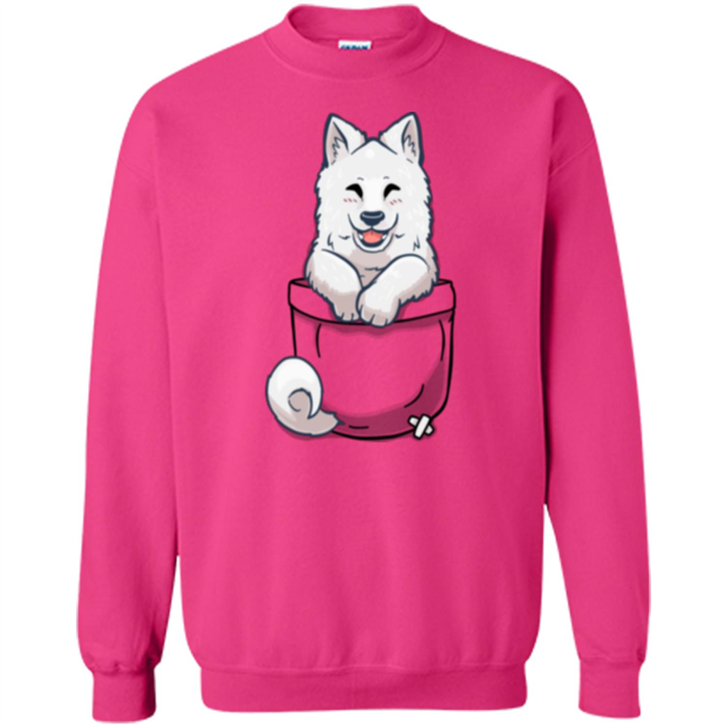 Pocket Samoyed T-shirt Cute Samoyed tshirt