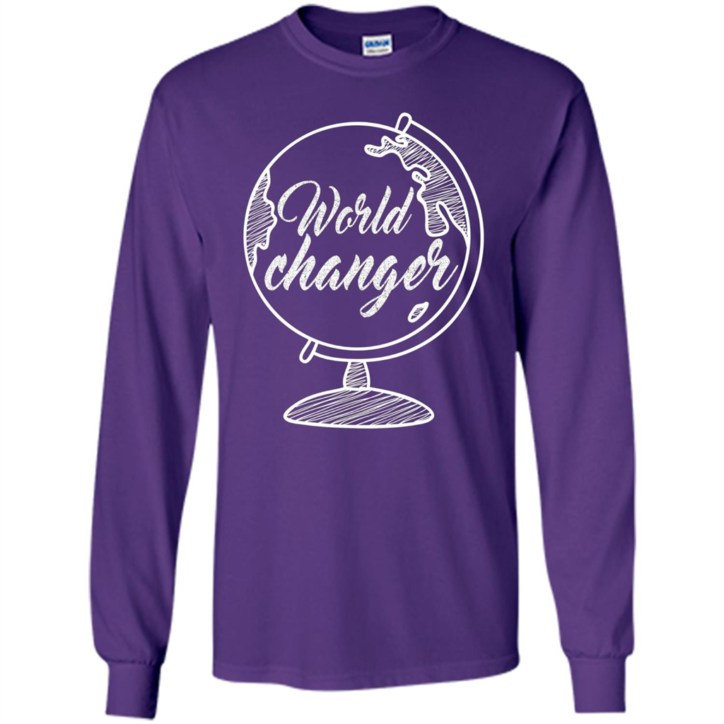 World Changer T-shirt Purple