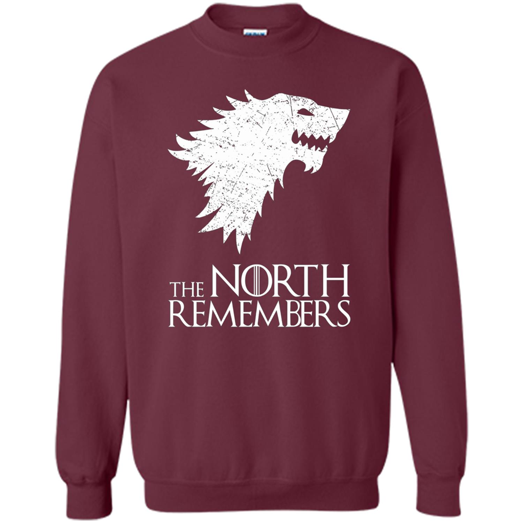 The North Remembers T-Shirt GoT T-shrit Maroon