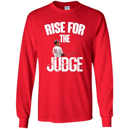 All Rise For The Judge Shirt 99 Baseball T-shirt Red