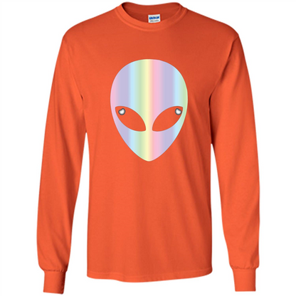 Alien Head T-shirt Orange