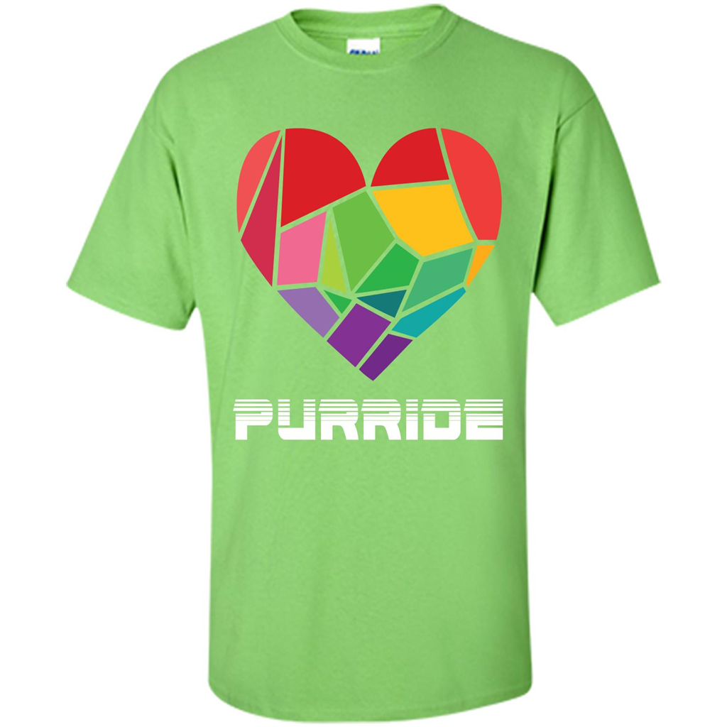 LGBTQ T-shirt Purride Lime