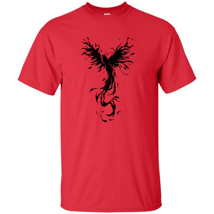 Black Phoenix T-shirt Red