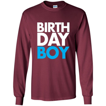Birth Day Boy T-shirt Maroon