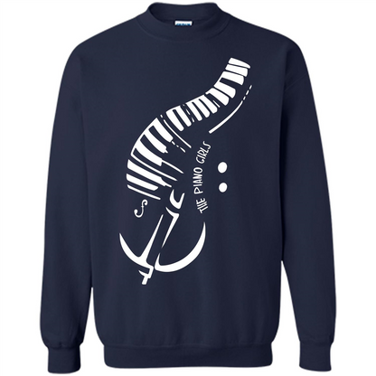 Pianist T-shirt The Piano Girls T-shirt Navy