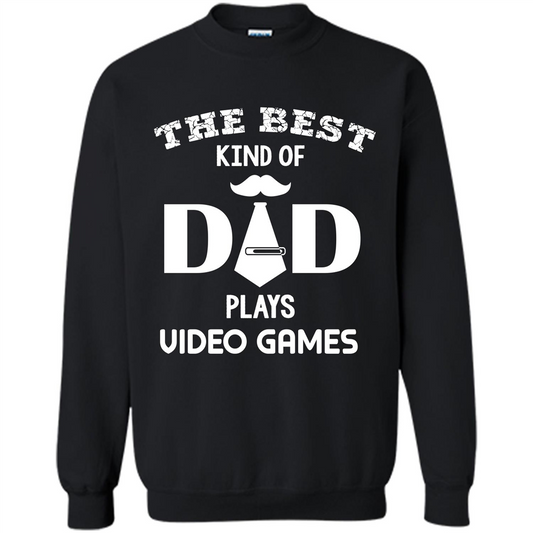 The best kind of dad plays video games Black