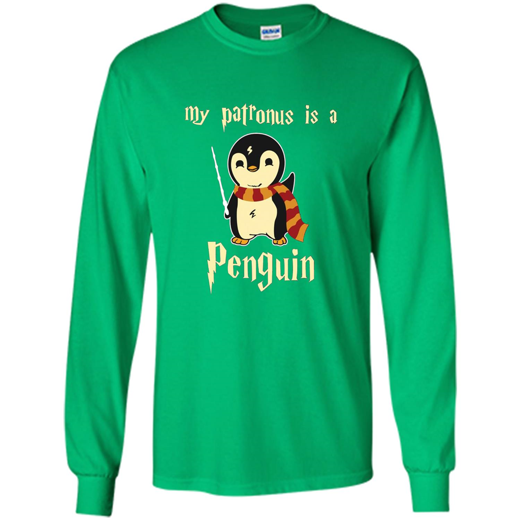 Penguin T-Shirt My Patronus Is A Penguin Hot 2017 T-Shirt Irish Green