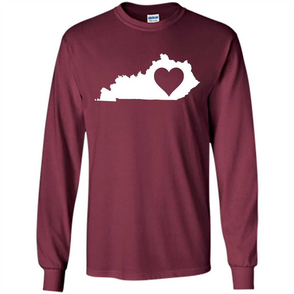 Kentucky Love T-Shirt Kentucky State T-shirt Maroon