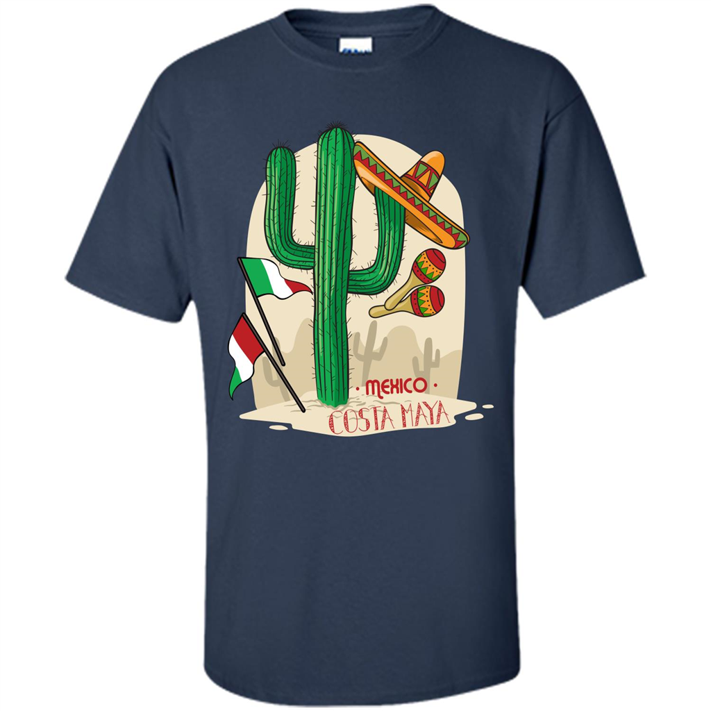 Summer T-shirt Mexico Costa Maya Navy