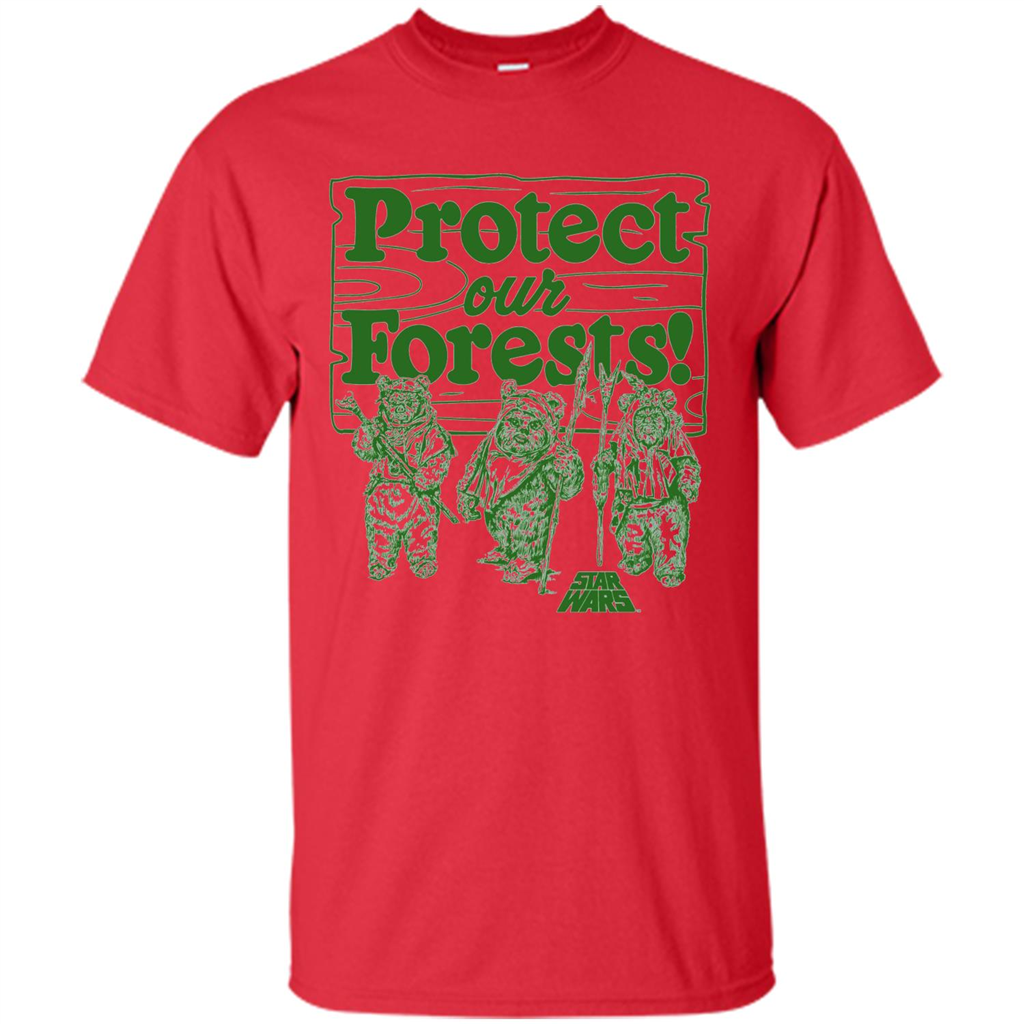 Movies T-shirt Protect Our Forests T-Shirt Red