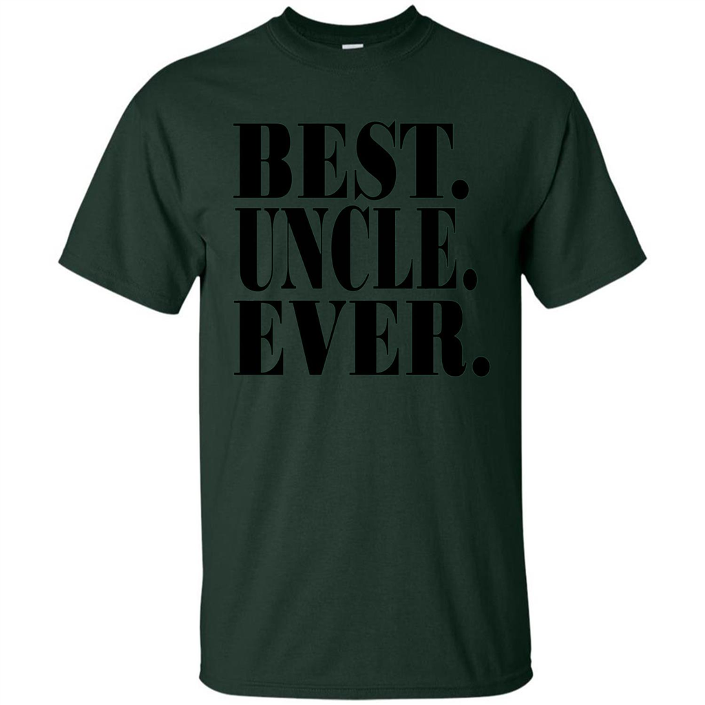 Best Uncle Ever T-shirt Forest Green