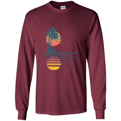 Summer T-shirt Wish You Were Here Maroon