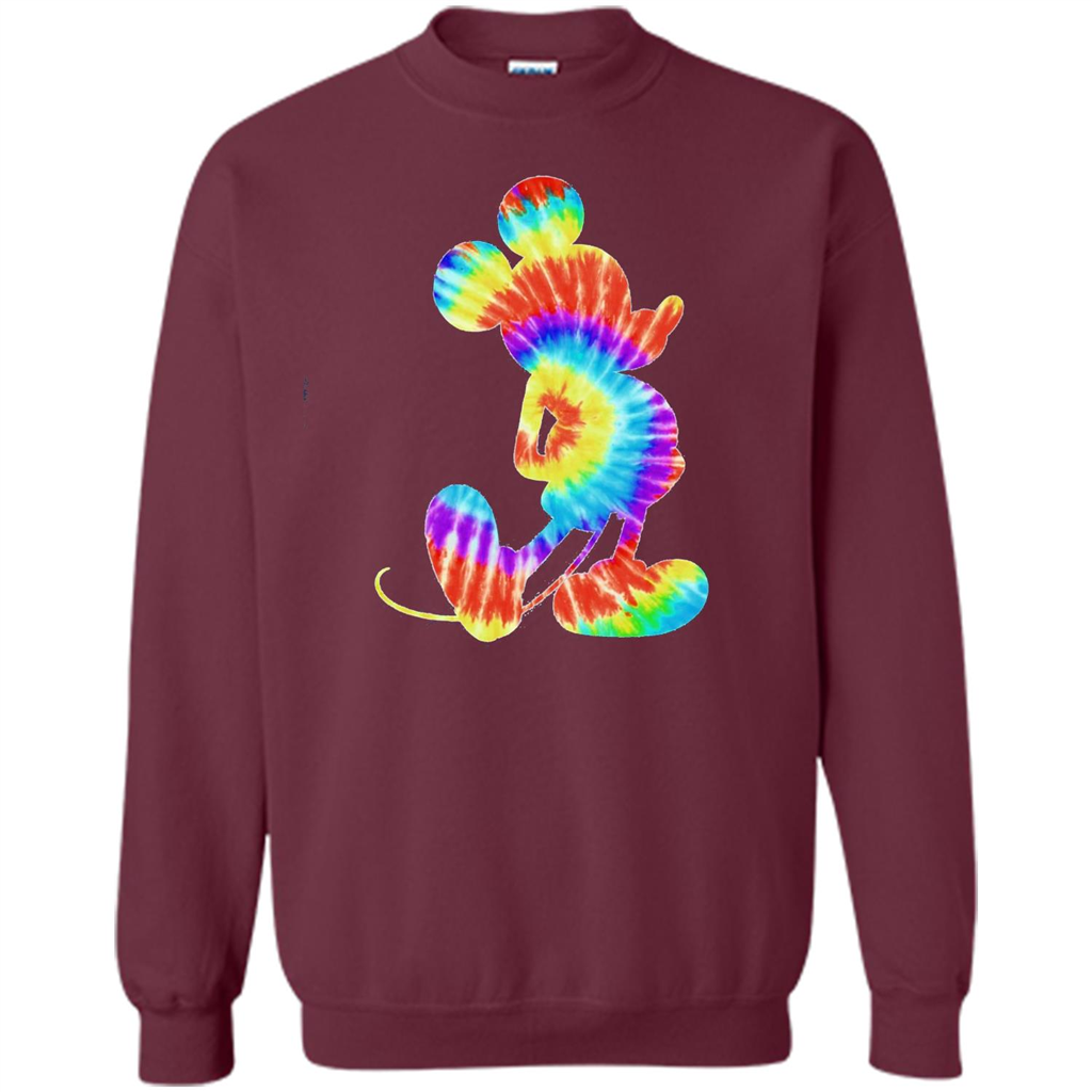 Color Mickey Mouse T-Shirt Maroon