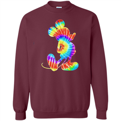 Color Mickey Mouse T-Shirt Maroon