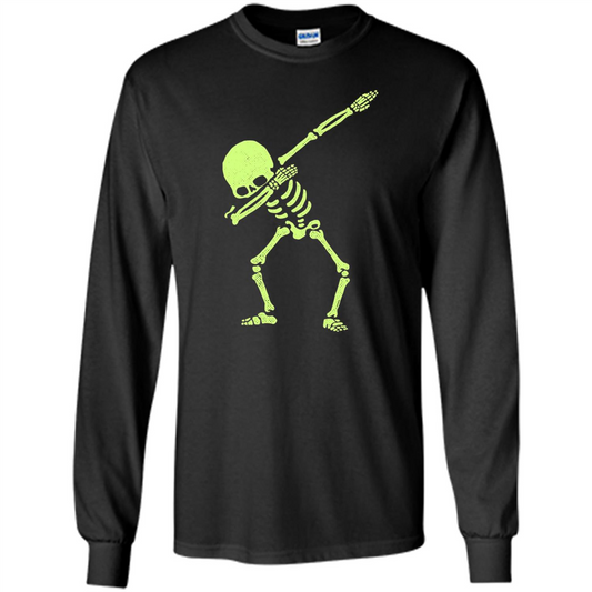 Dabbing Skeleton T-shirt Dab Hip Hop Skull Dabbing T-shirt Black