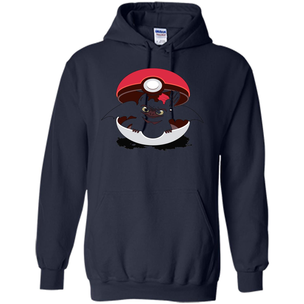 Cartoon T-shirt How To Catch Your Dragon Navy