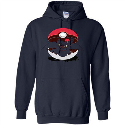 Cartoon T-shirt How To Catch Your Dragon Navy