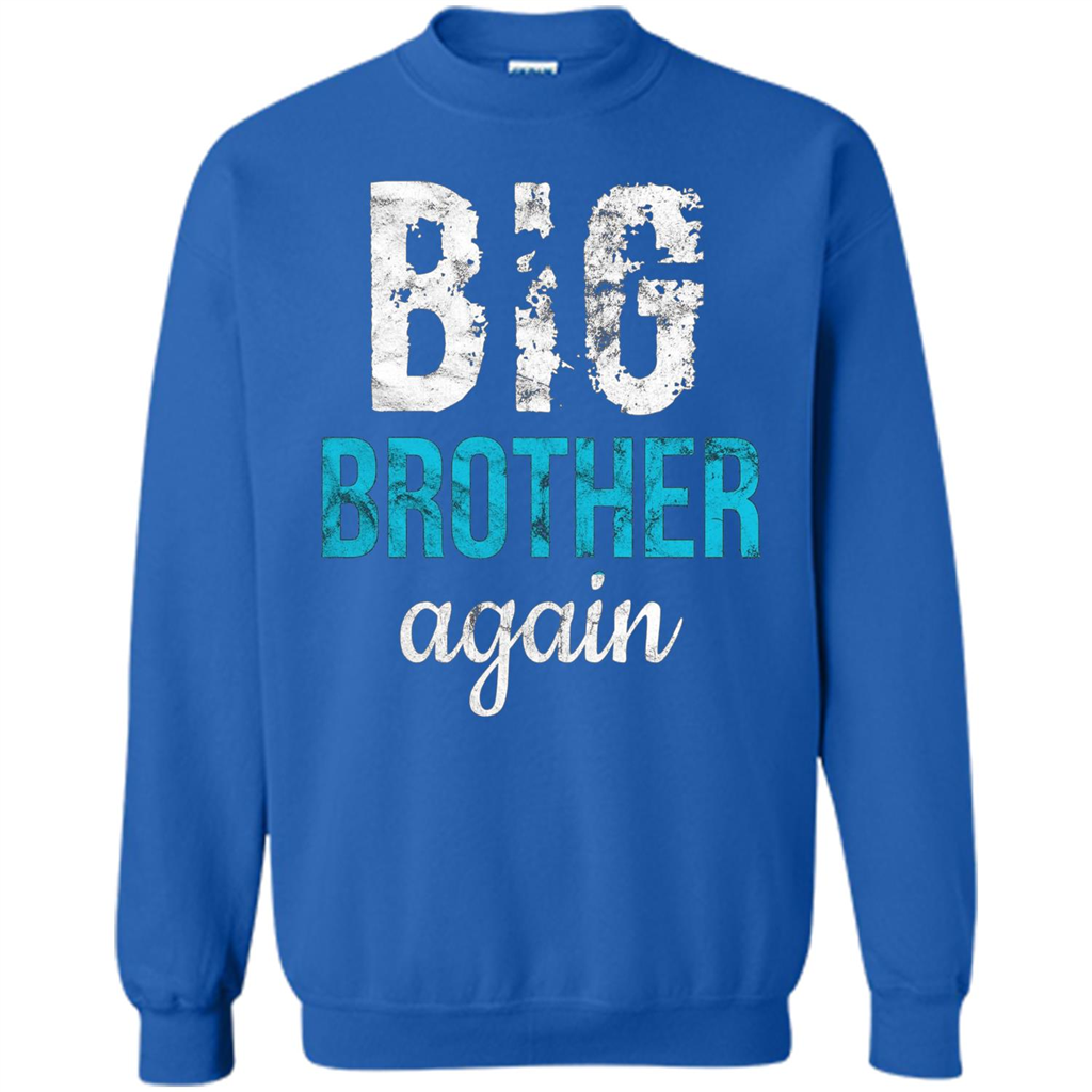 Big Brother Again Distressed T-shirt Royal
