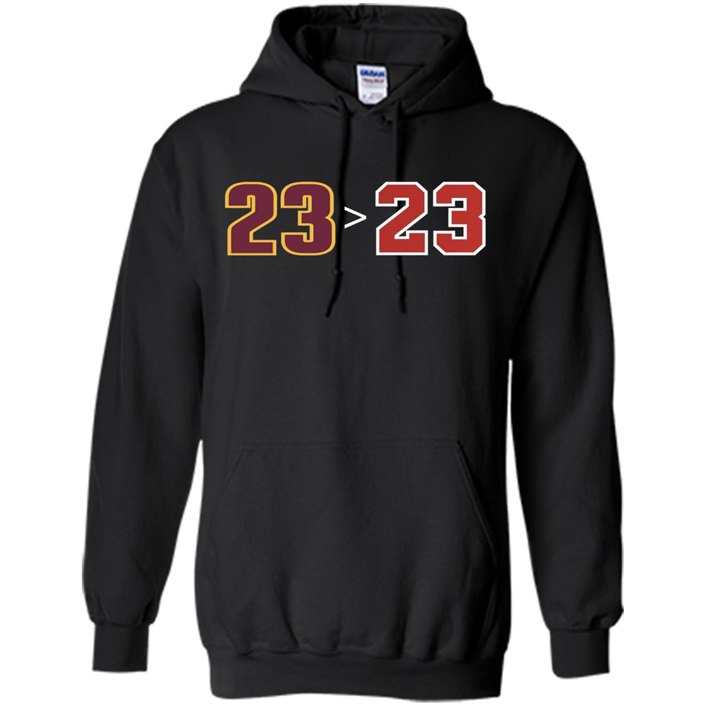Basketball T-shirt 23 Is Greater Than 23 Black