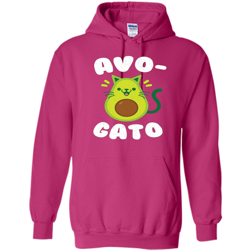 Avogato - Avocado Cat - Funny Avocado T-shirt Heliconia
