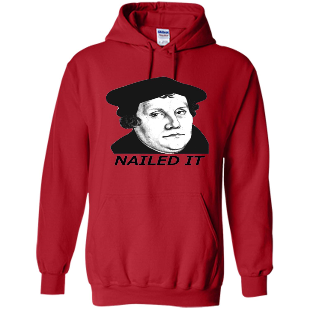Nailed It 500th Reformation Day T-Shirt Red