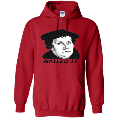 Nailed It 500th Reformation Day T-Shirt Red