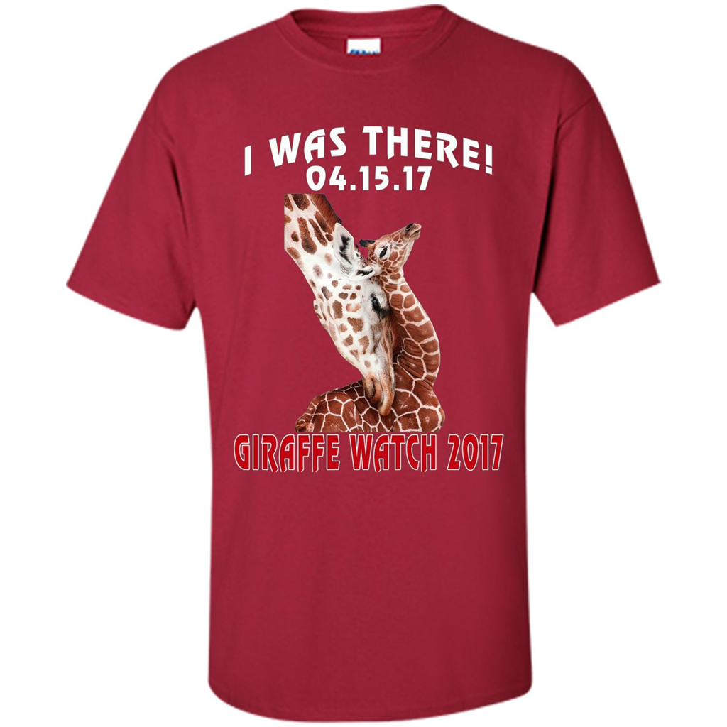 Giraffe T-Shirt I Was There 04.15.17 Cardinal