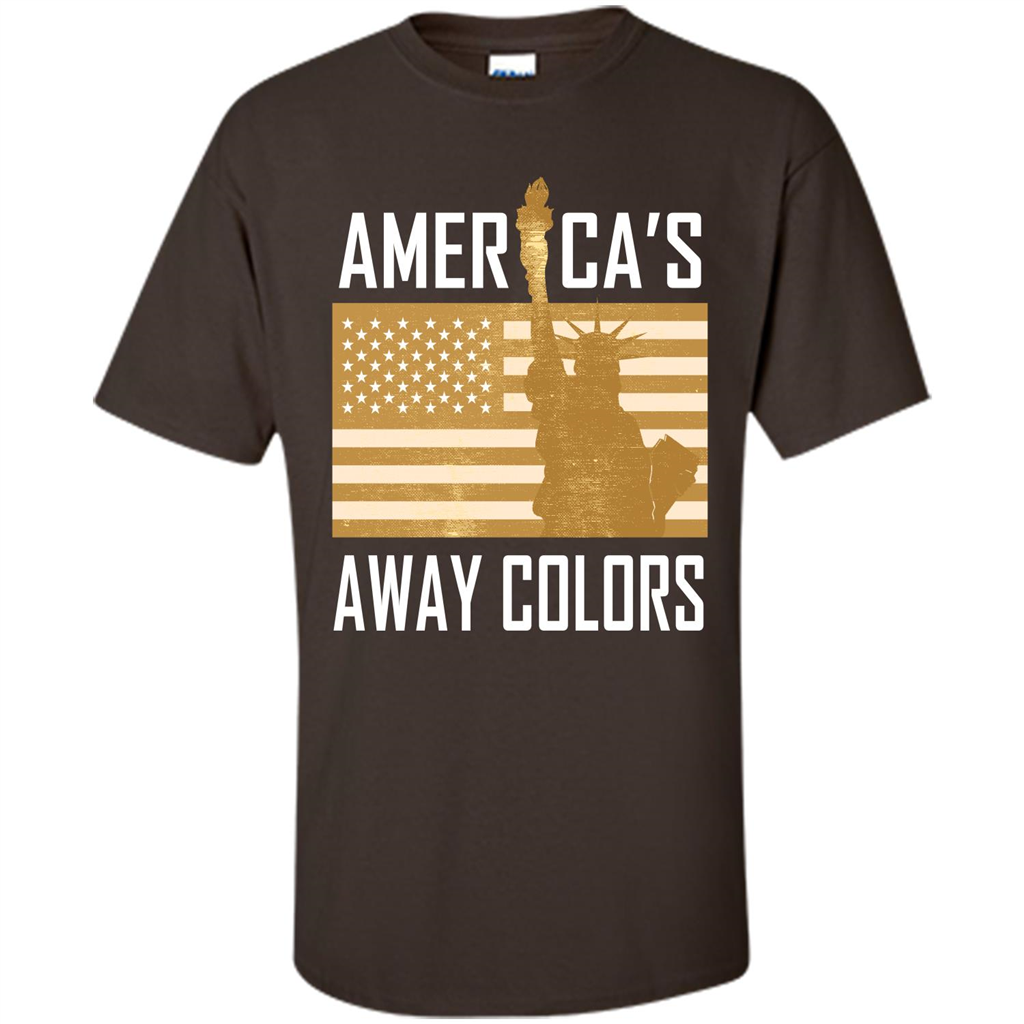America's Away Colors T-shirt Dark Chocolate