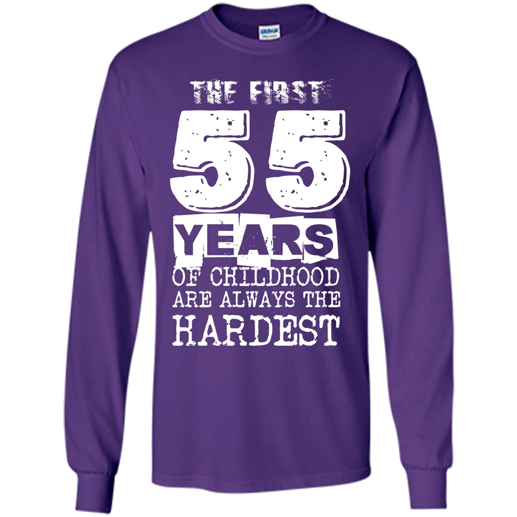 The First 55 Years Of Childhood Are Always The Hardest Purple