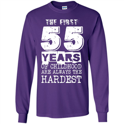 The First 55 Years Of Childhood Are Always The Hardest Purple