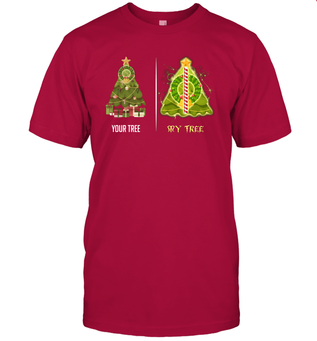 Harry Potter Christmas Tree T-Shirt T-Shirt Cardinal