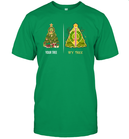 Harry Potter Christmas Tree T-Shirt T-Shirt Irish Green