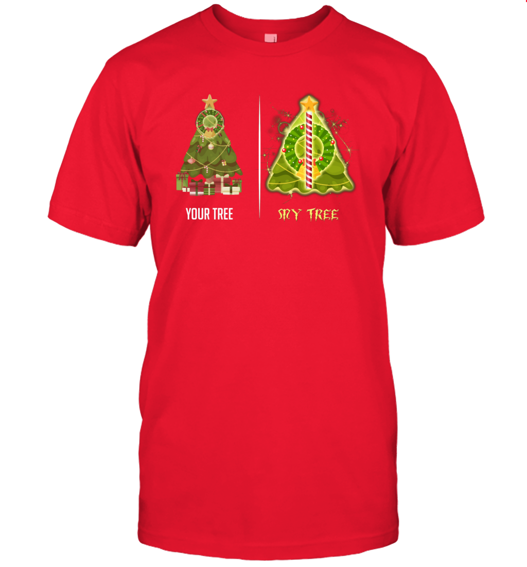 Harry Potter Christmas Tree T-Shirt T-Shirt Red