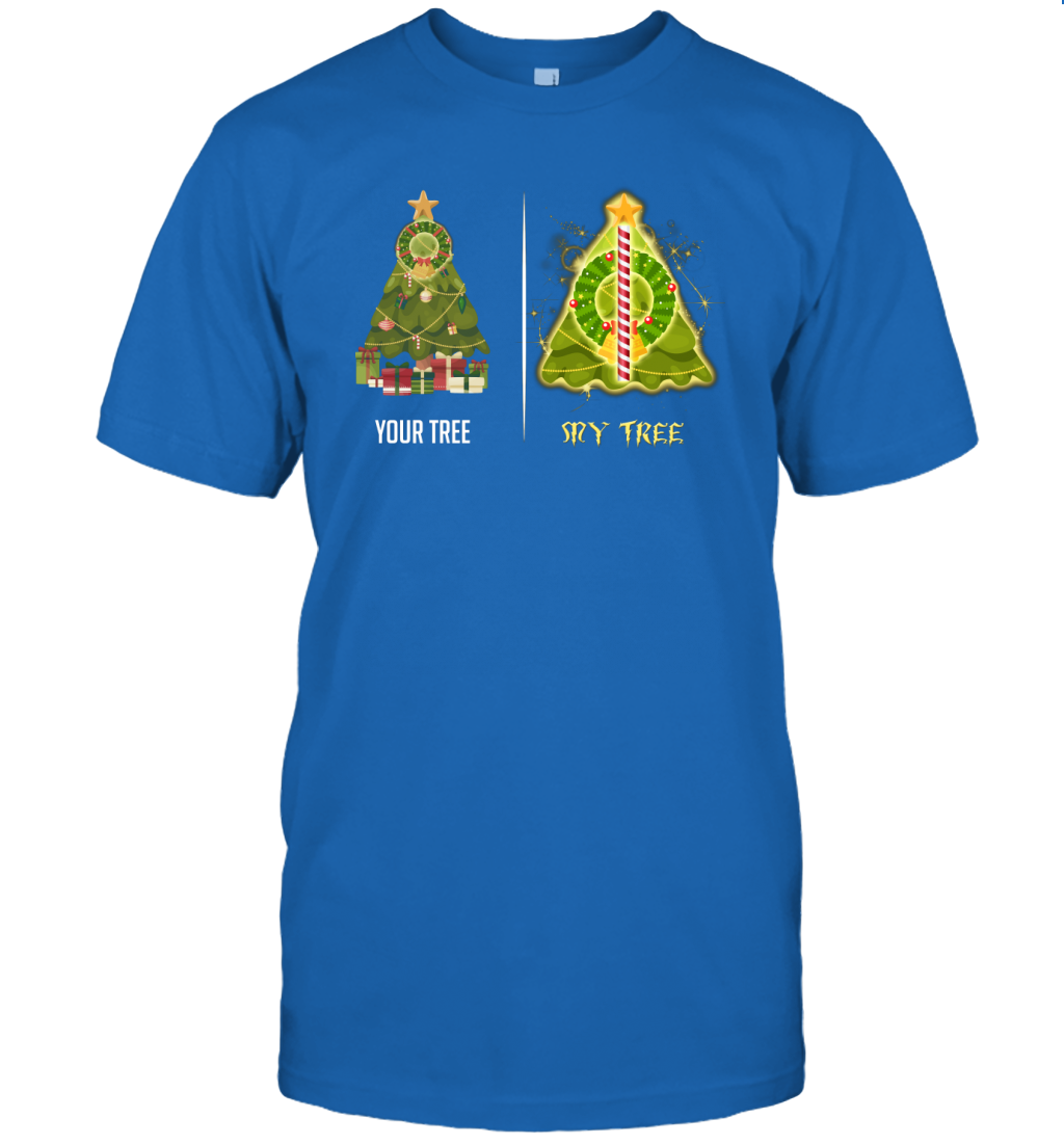 Harry Potter Christmas Tree T-Shirt T-Shirt Royal