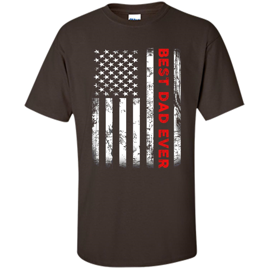 Fathers Day T-shirt Best Dad Ever Dark Chocolate