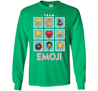 The Emoji Movie Team Emoji Panels Graphic T-Shirt shirt Irish Green