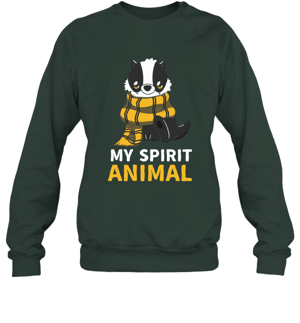 Hufflepuff - My Spirit Animal Harry Potter Sweatshirt Sweatshirt Forest