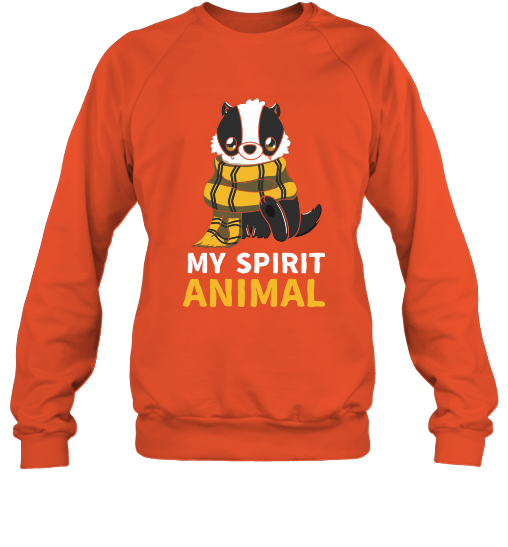 Hufflepuff - My Spirit Animal Harry Potter Sweatshirt Sweatshirt Orange