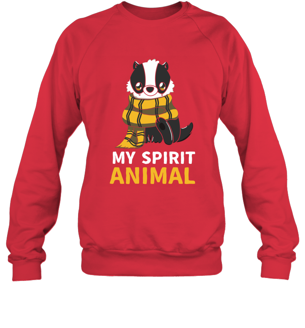 Hufflepuff - My Spirit Animal Harry Potter Sweatshirt Sweatshirt Red