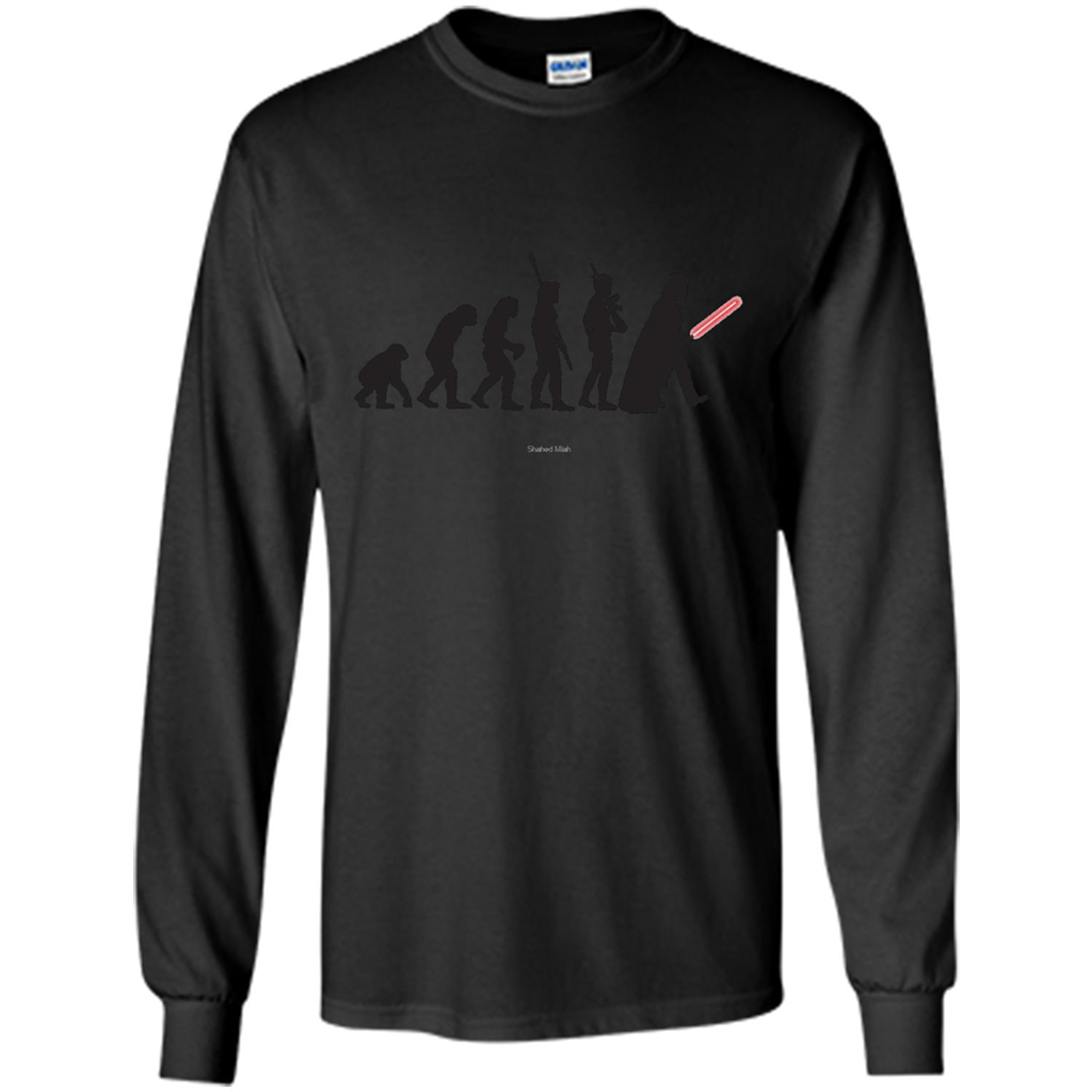 Movies Lover T-shirt Human Evolution Black