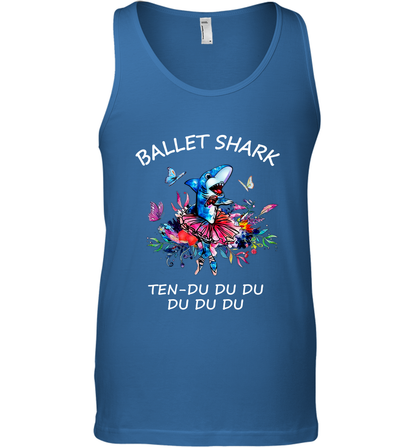 Ballet Shark Ten Duu Duu Duu Shirt Tank Top Royal