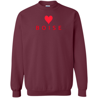 Boise Idaho With Heart Love T-shirt