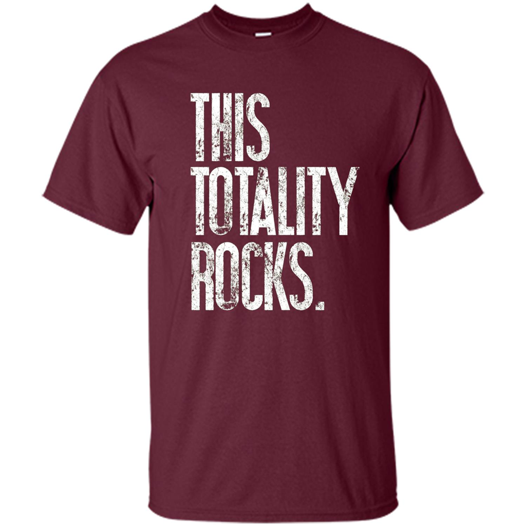 This Totality Rocks T-shirt Maroon