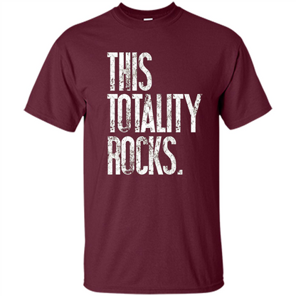 This Totality Rocks T-shirt Maroon