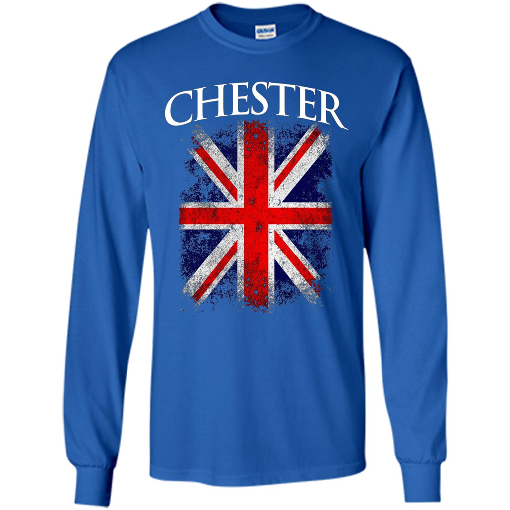 Chester England British Flag T-shirt Royal