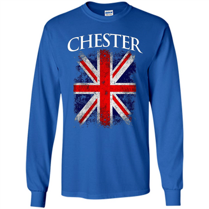 Chester England British Flag T-shirt Royal