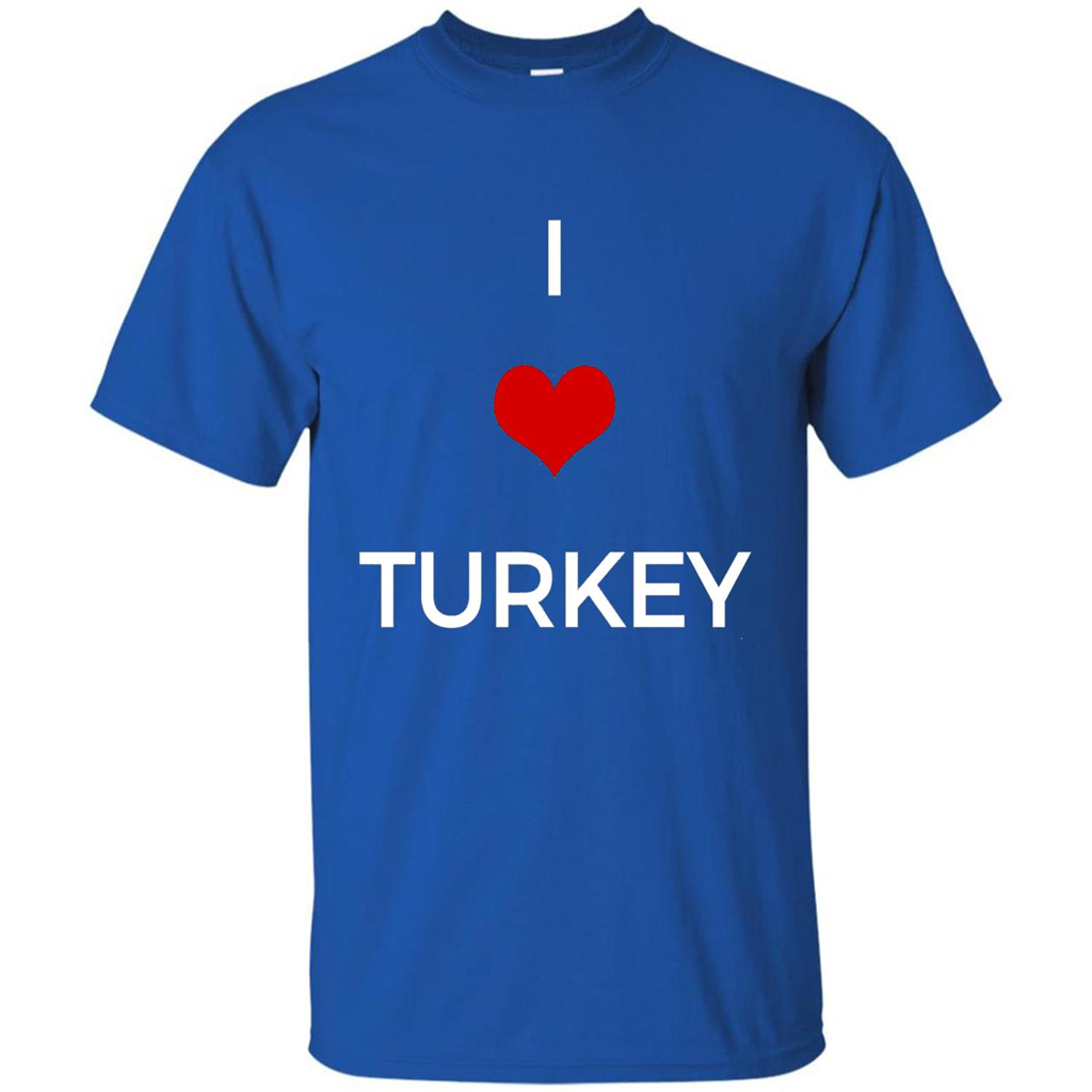 I Love Turkey T-shirt Royal