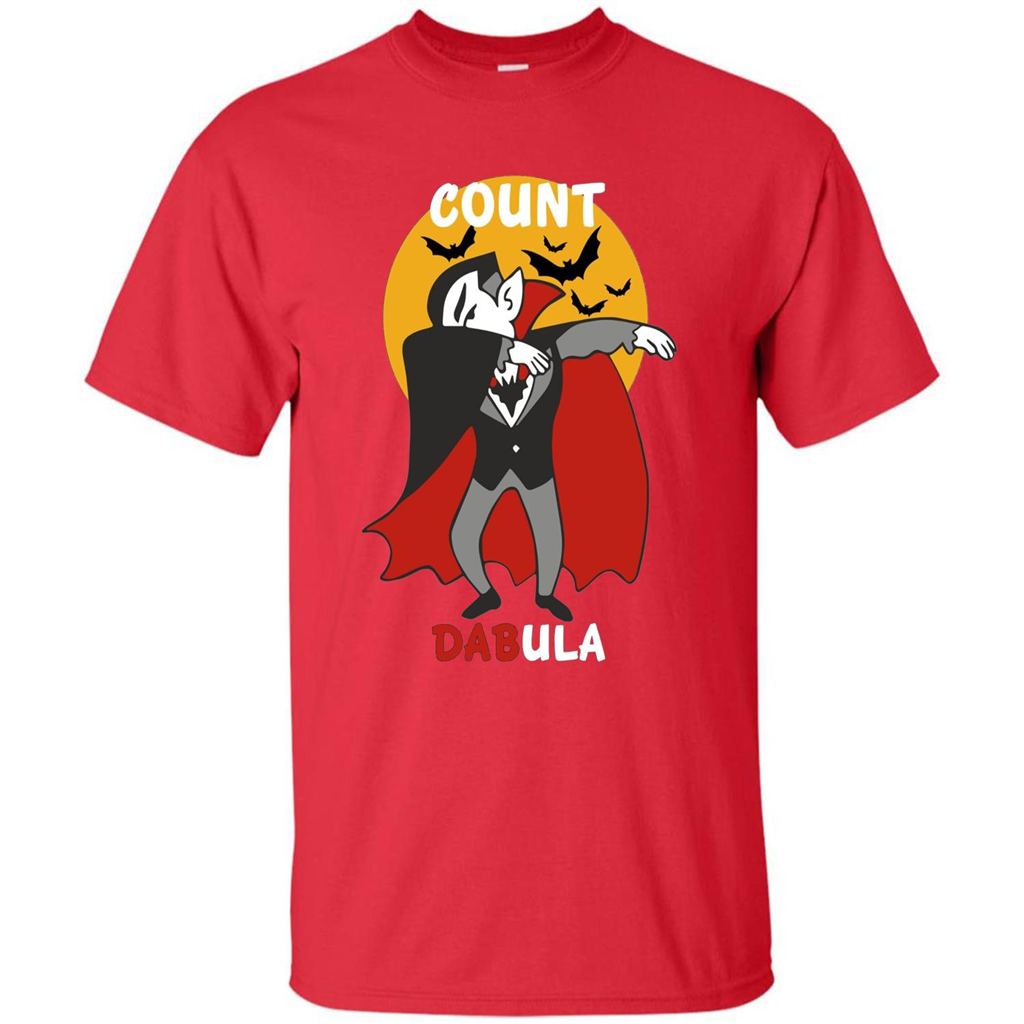 Count Dabula Dabbing Halloween T-shirt Red
