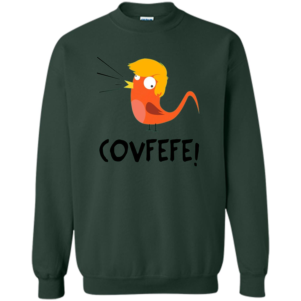 Covfefe Bird T-shirt Funny Political T-shirt Forest Green