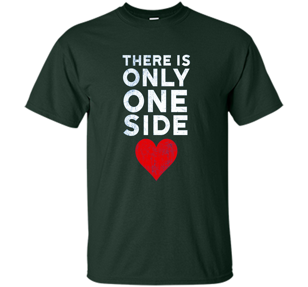 THERE IS ONLY ONE SIDE - Not Many Sides RESIST T-Shirt t-shirt Forest Green